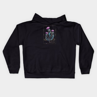 Milk thistle magical herb Kids Hoodie